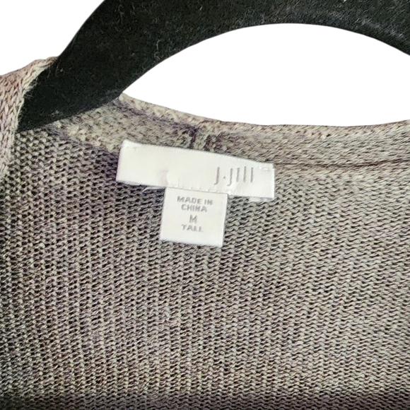 J. Jill Gray Sweater Cardigan - Picture 1 of 3